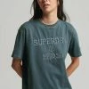 Superdry CODE - Print T-shirt - Deep Navy