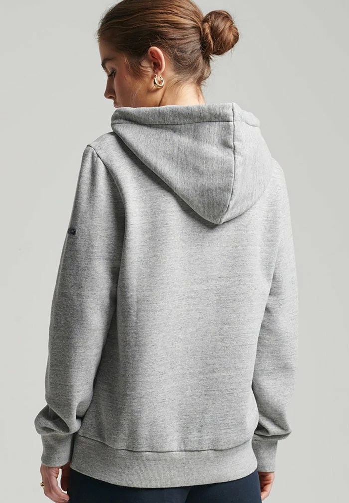Superdry VINTAGE CORPORATE LOGO - Hoodie - Athletic Grey Marl 2 Superdry VINTAGE CORPORATE LOGO - Hoodie - Athletic Grey Marl - Image 2