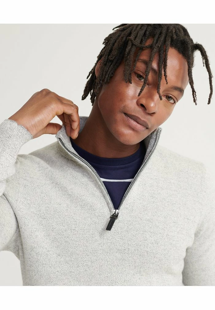 SUPERDRY ORANGE LABEL COTTON HENLEY JUMPER - Jumper - Shale Feeder 4 SUPERDRY ORANGE LABEL COTTON HENLEY JUMPER - Jumper - Shale Feeder - Image 4