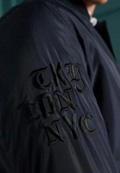 Superdry BLAMORE COLLEGIATE - Bomber Jacket - Dark Navy -Superdry Shop c42f4eeb51c74c188885fe5584997a04