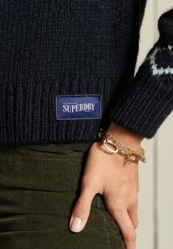 Superdry Jumper - Navy Fairisle -Superdry Shop c4891a5ab7ab4240a394b96e67b0767d