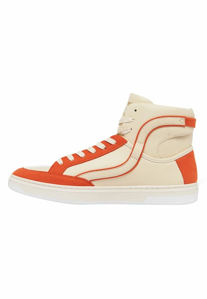 Superdry BASKET LUX - High-top Trainers - Oatmeal Spiced Orange 2 Superdry BASKET LUX - High-top Trainers - Oatmeal Spiced Orange - Image 2