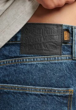 Superdry VINTAGE CARPENTER - Straight Leg Jeans - Palms Dark Blue -Superdry Shop c4bf8fd3132745e3acf7771ce831c2d2