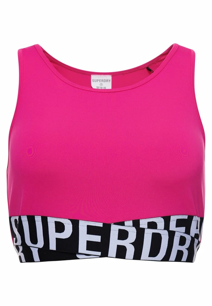 Superdry TRAINING CORE CROSS - Bustier - Raspberry Sorbet 5 Superdry TRAINING CORE CROSS - Bustier - Raspberry Sorbet - Image 5