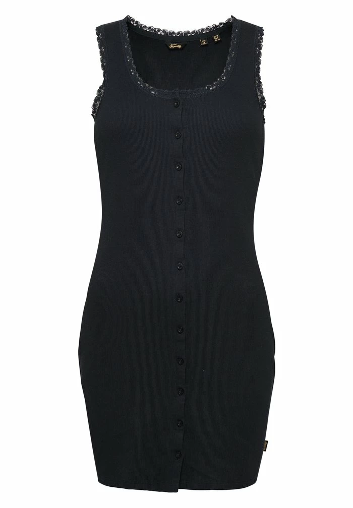 Superdry VINTAGE - Shift Dress - Eclipse Navy 5 Superdry VINTAGE - Shift Dress - Eclipse Navy - Image 5