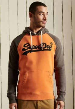 Superdry VINTAGE LOGO AMERICAN CLASSICS - Hoodie - Spiced Orange -Superdry Shop c50f78f3e3b645dfb62b9ee67118e936