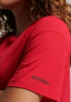 Superdry SPORT RUN SHORT SLEEVE - Print T-shirt - Carmine Red -Superdry Shop c51e9cadfb2e44bba0139a17590fd885