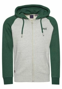 Superdry ESSENTIAL - Zip-up Sweatshirt - Athletic Grey Marl Campus Green Marl 9 Superdry ESSENTIAL - Zip-up Sweatshirt - Athletic Grey Marl Campus Green Marl -Superdry Shop c527c737c1184511a0aa5cbadf978bd7