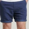 Superdry STUDIOS TURN UP - Shorts - Navy