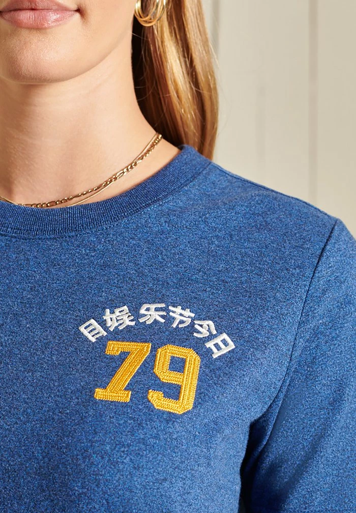 Superdry VL SOURCE TEE PAPAYA - Print T-shirt - Bright Blue Marl 3 Superdry VL SOURCE TEE PAPAYA - Print T-shirt - Bright Blue Marl - Image 3