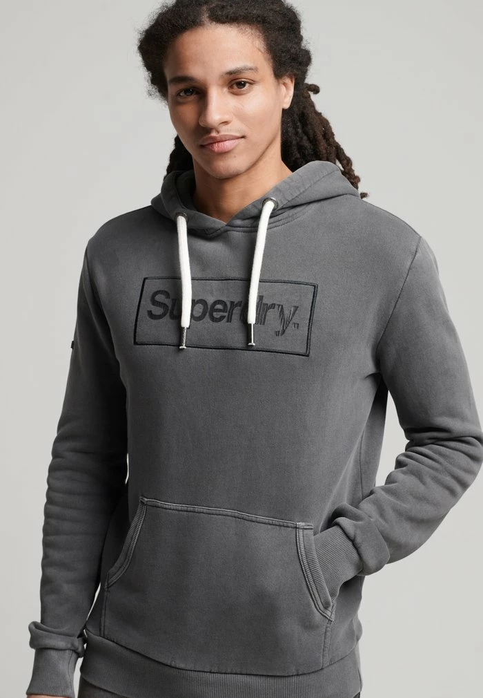 Superdry Hoodie - Vintage Black 1 Superdry Hoodie - Vintage Black