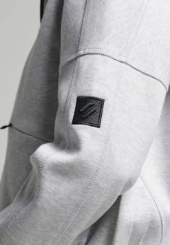 Superdry CODE TECH HUPPARI - Zip-up Sweatshirt - Cadet Grey Marl -Superdry Shop c5e0a4c5694a426dbc523e16b30b724e
