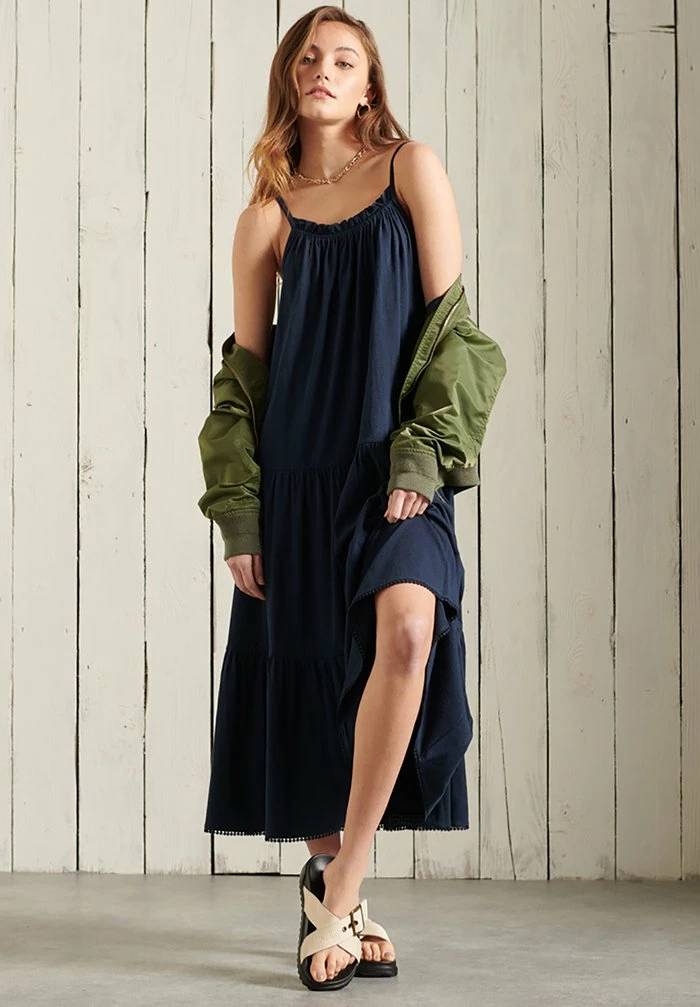 Superdry Jersey Dress - Ink 1 Superdry Jersey Dress - Ink