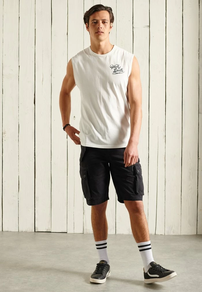 Superdry CORE HEAVY - Shorts - Black 1 Superdry CORE HEAVY - Shorts - Black