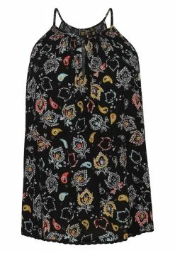 Superdry BEACH CAMI - Top - Black -Superdry Shop c6ba6e73485048b696dec43b44417f05