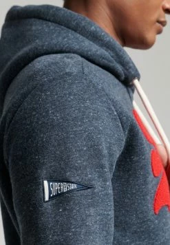 Superdry VL SOURCE - Hoodie - Marine -Superdry Shop c6bf64b2342a4850b838cbdab1a8aef7