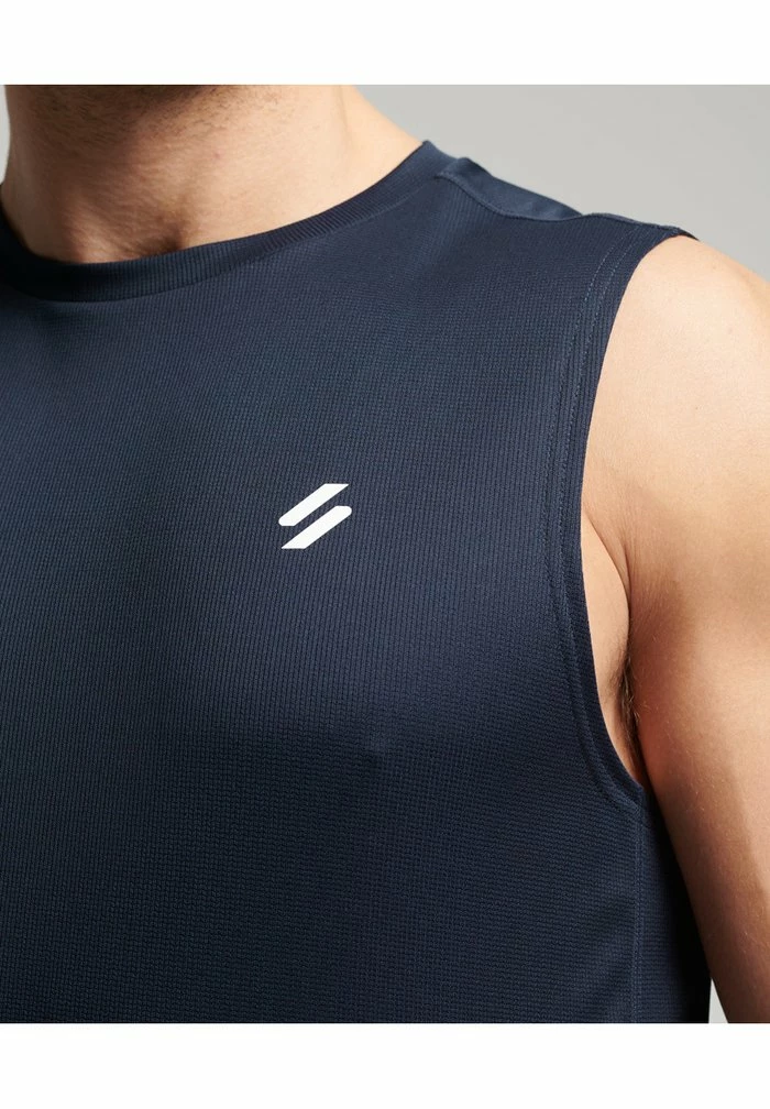 Superdry SPORT TRAIN ACTIVE - Top - Rich Navy 3 Superdry SPORT TRAIN ACTIVE - Top - Rich Navy - Image 3