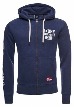 Superdry TRACK & FIELD - Zip-up Sweatshirt - Princedom Blue Marl -Superdry Shop c6cf0c4d0ab345ef88fb387f0341b0e9