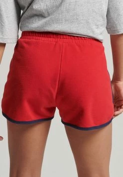 Superdry VINTAGE LOGO COLLEGE - Shorts - Varsity Red