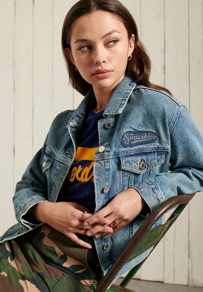 Superdry Print T-shirt - Neptune Blue 2 Superdry Print T-shirt - Neptune Blue - Image 2