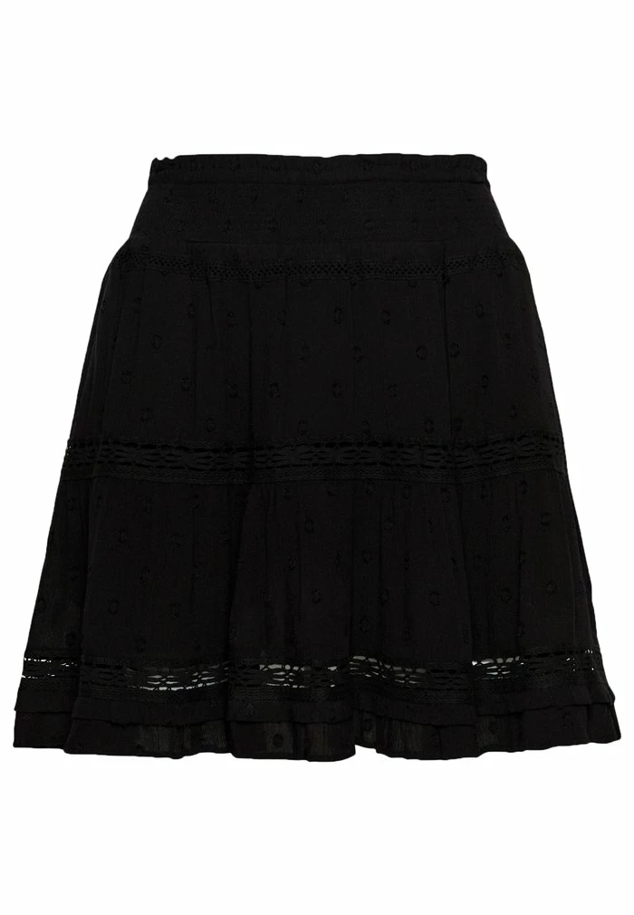 Superdry VINTAGE LACE - Mini Skirt - Black 3 Superdry VINTAGE LACE - Mini Skirt - Black - Image 3
