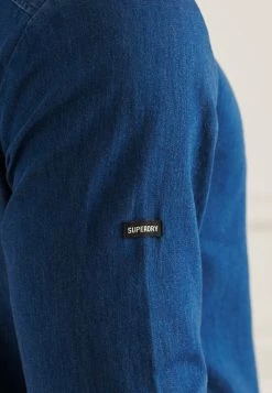 Superdry STUDIOS CHAMBRAY - Shirt - Chambray Blue -Superdry Shop c734c594adb644d5a9c55e982b413efb