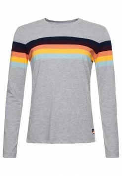 Superdry CALI STRIPE - Long Sleeved Top - Light Grey Marl -Superdry Shop c7635616e4ca40f88c2e4569408f599e