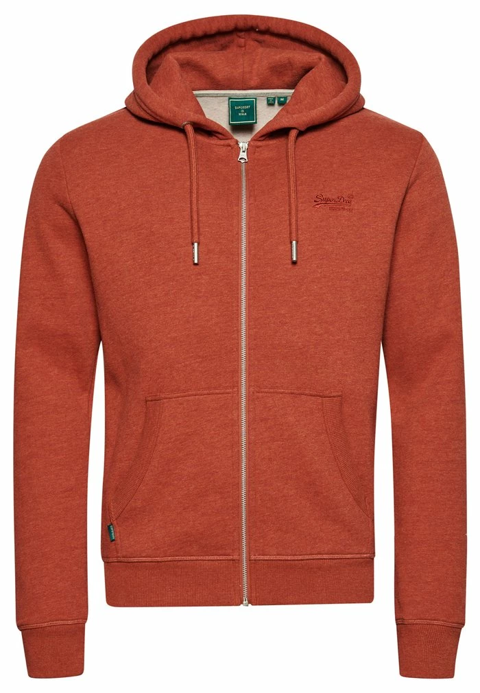 Superdry Zip-up Sweatshirt - Spiced Marl 5 Superdry Zip-up Sweatshirt - Spiced Marl - Image 5