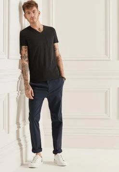 Superdry STUDIOS - Chinos - Eclipse Navy