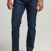 Superdry Straight Leg Jeans - Rutgers Dark Ink