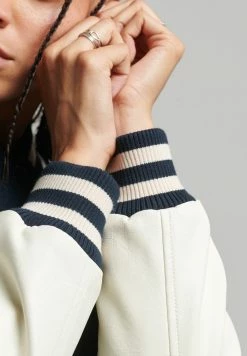 Superdry COLLEGE VARSITY - Bomber Jacket - Eclipse Navy -Superdry Shop c7ecd47ad92448c6acbc1624bebe3108