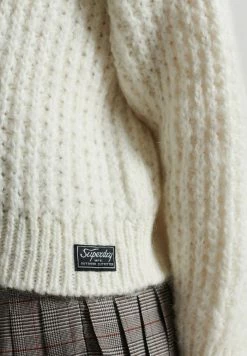 Superdry Jumper - Ecru -Superdry Shop c85c241d8b5e4c5f894e9455b162e5f8