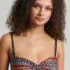 Superdry VINTAGE TWIST - Bikini Top - Multi Geo