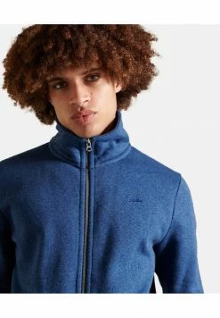 Superdry Zip-up Sweatshirt - Bright Blue Marl -Superdry Shop c869a770556a4b928ec75cecf5714463