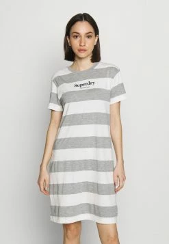 Superdry DARCY DRESS - Jersey Dress - Grey