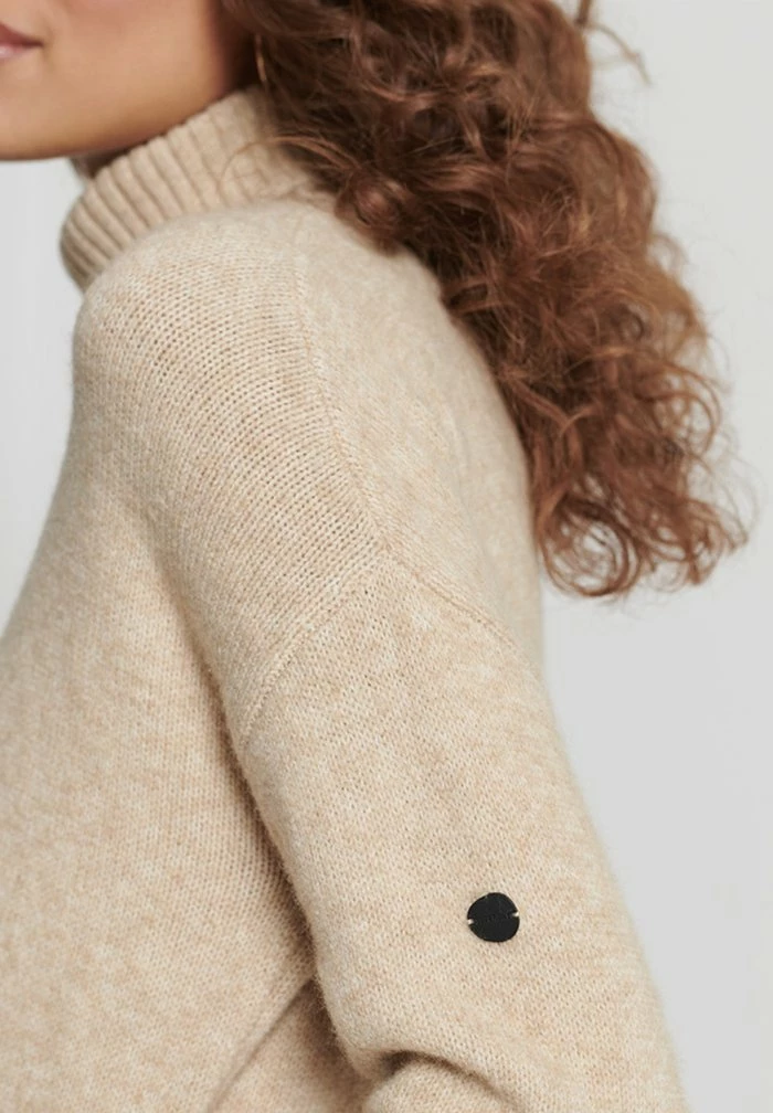 Superdry Jumper Dress - White Pepper Marl 4 Superdry Jumper Dress - White Pepper Marl - Image 4