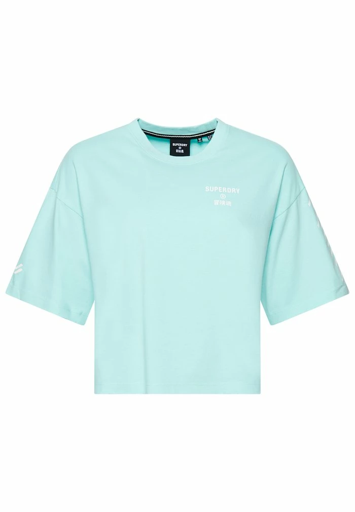 Superdry CORE - Print T-shirt - Cali Blue 5 Superdry CORE - Print T-shirt - Cali Blue - Image 5