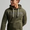 Superdry VINTAGE VENUE TONAL - Sweatshirt - Olive Marl