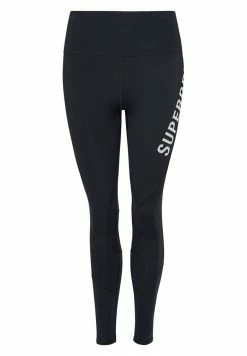 Superdry CORE - Leggings - Trousers - Black Graphic -Superdry Shop c934de55ad614943a46f5ed60c58b8a4