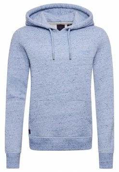 Superdry VINTAGE LOGO EMBROIDERED - Hoodie - La Blue Marl -Superdry Shop c94b0f64de4b4ee8835b51e24ef275ad
