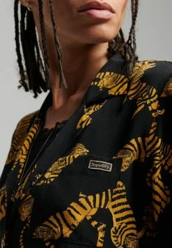 Superdry VINTAGE REVERE - Button-down Blouse - Tiger -Superdry Shop c955426be6ce493abd98b979baf770b8