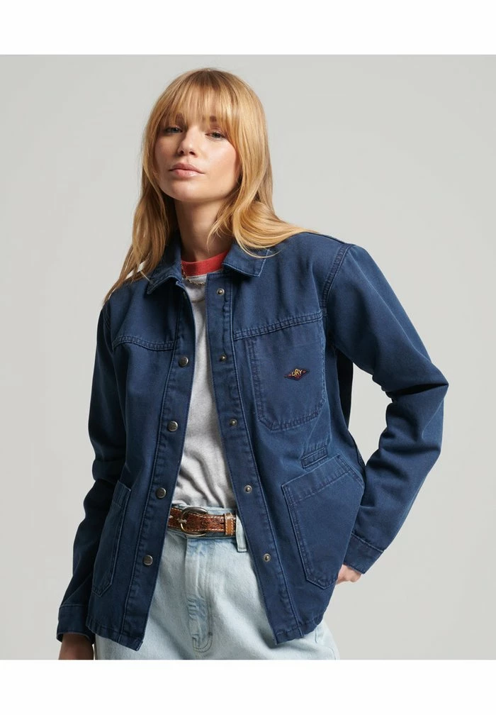 Superdry VINTAGE - Button-down Blouse - Nautical Navy 1 Superdry VINTAGE - Button-down Blouse - Nautical Navy