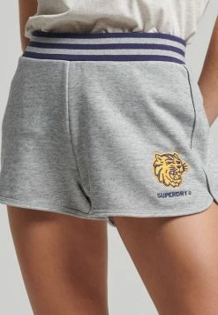 Superdry VINTAGE COLLEGIATE - Tracksuit Bottoms - Athletic Grey Marl