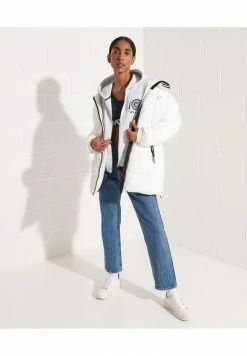 Superdry COLLEGE GRAPHIC ZIP HOODIE - Zip-up Sweatshirt - Lightning Grey Grindle