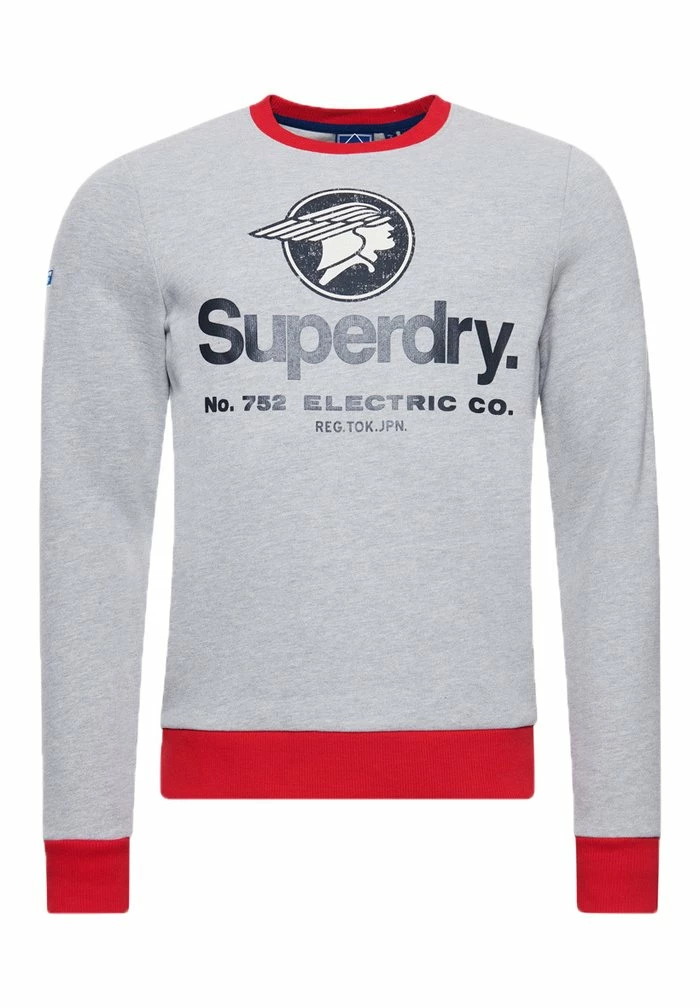Superdry Sweatshirt - Athletic Grey Marl 5 Superdry Sweatshirt - Athletic Grey Marl - Image 5