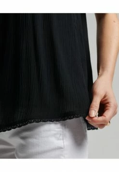 Superdry BEACH CAMI - Top - Black -Superdry Shop ca9a9a7140cb4263a790014b230a0b0c