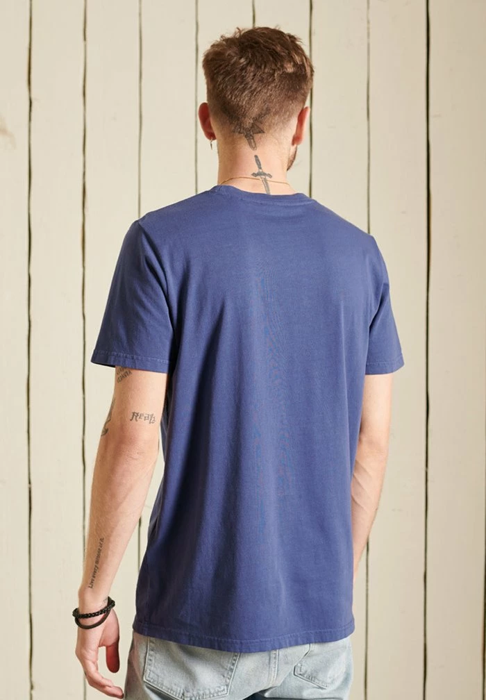 Superdry VINTAGE LOGO AMERICAN CLASSIC - Print T-shirt - Frontier Blue 2 Superdry VINTAGE LOGO AMERICAN CLASSIC - Print T-shirt - Frontier Blue - Image 2