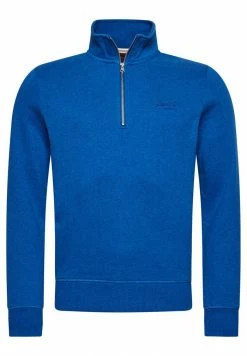 Superdry VINTAGE LOGO - Fleece Jumper - Varsity Blue Marl -Superdry Shop cb381f8f80474b53be4e3e52c6d5b450
