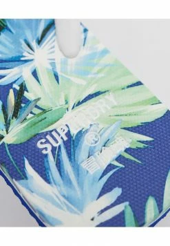 Superdry VINTAGE - T-bar Sandals - Blue Palm -Superdry Shop cb7e2513889d45418e1f3833ee400943
