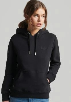 Superdry VINTAGE - Hoodie - Black